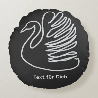 Cojín Redondo schwan