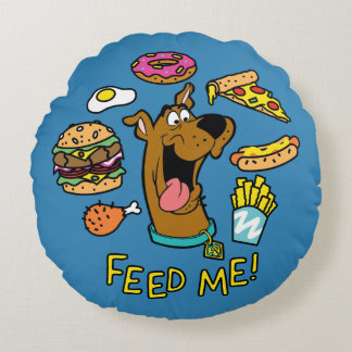 Cojín Redondo ¡Scooby-Doo me alimenta!