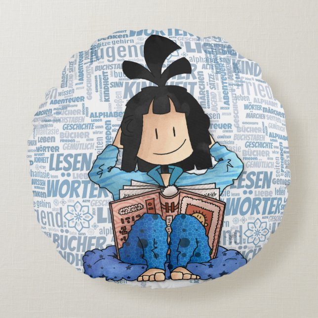 Cojín Redondo Scott - Buch lesen /  (Anverso)