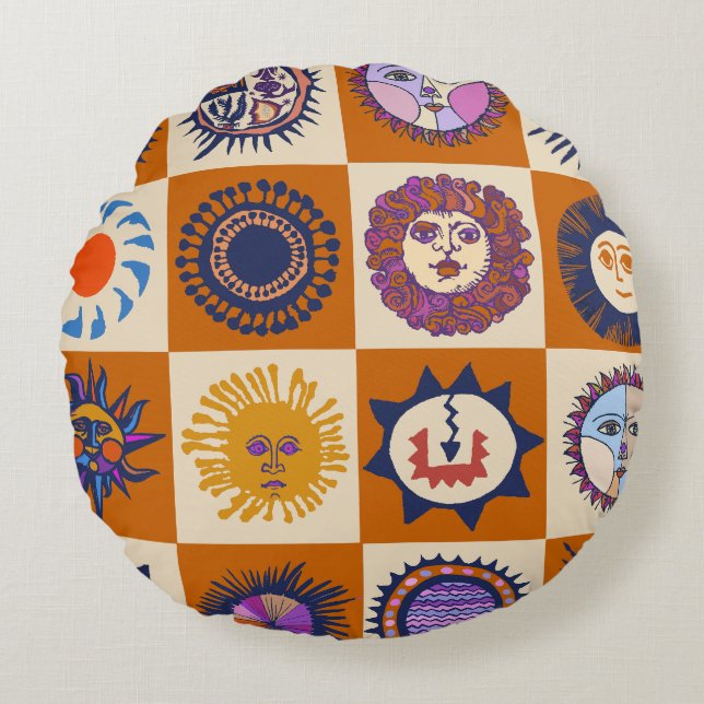 Cojín Redondo Scottsdale Del Sol (Anverso)