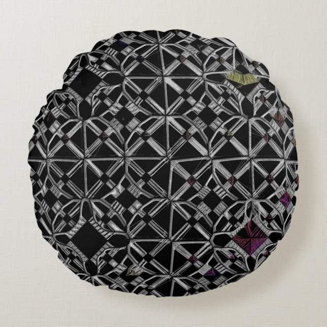 Cojín Redondo Se unió a Crossroads Round Cushion (Anverso)