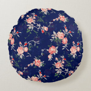Cojín Redondo Seamless Floral designflower,abstract,floral,backg