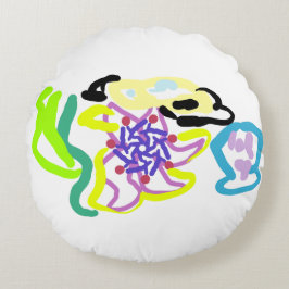 Cojín Redondo Seashell and starfish