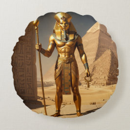 Cojín Redondo Sekhmet – Lion-Headed War Goddess´1