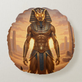 Cojín Redondo Sekhmet – Löwenköpfige Kriegsgöttin´4