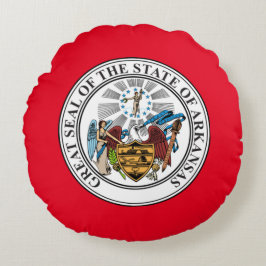 Cojín Redondo Sello de Arkansas