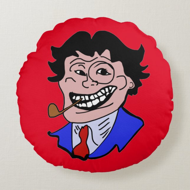 Cojín Redondo señor personalidad (Anverso)