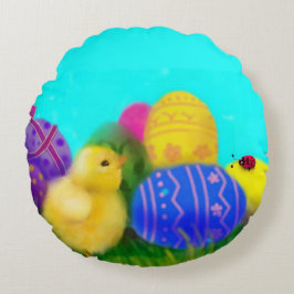 Cojín Redondo Serie Happy Easter