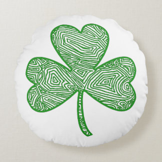 Cojín Redondo Shamrock