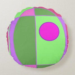 Cojín Redondo Sherell geométrico cúte