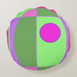 Cojín Redondo Sherell geométrico cúte