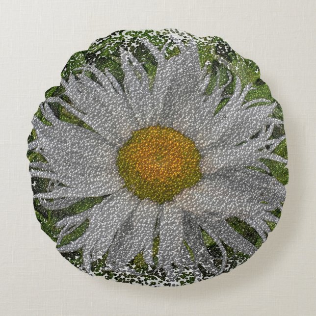 Cojín Redondo Show Me A Daisy #1 (Anverso)
