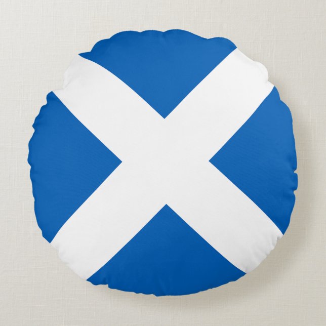 Cojín Redondo Show off your colors – Scotland (Anverso)