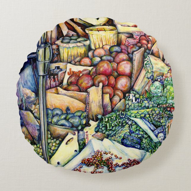 Cojín Redondo Si Dios lo hubiera hecho mejor, se hubiera manteni (Anverso)