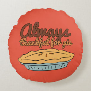 Cojín Redondo Siempre Agradecido Por El Pie