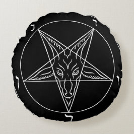 Cojín Redondo Sigil of Baphomet