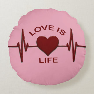 Cojín Redondo Sign of love