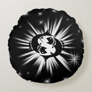 Cojín Redondo Signo de Pisces