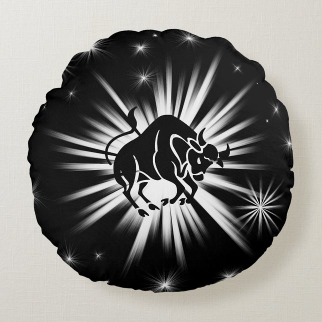 Cojín Redondo Signo Taurus (Anverso)