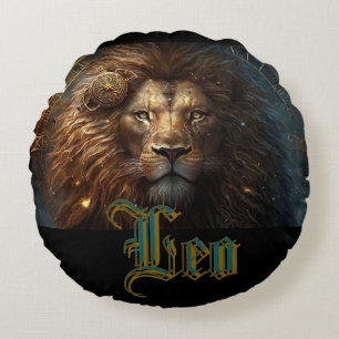 Cojín Redondo Signo zodiacal de Leo