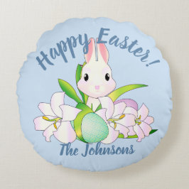 Cojín Redondo Silencio de Pascua y Dulces