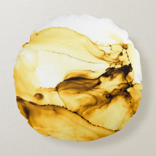 Cojín Redondo Silhouette Coconut Palm Tree Outhouse