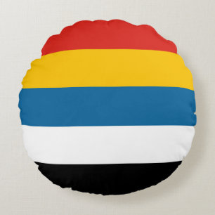 Cojín Redondo símbolo del país de la antigua bandera china, hist