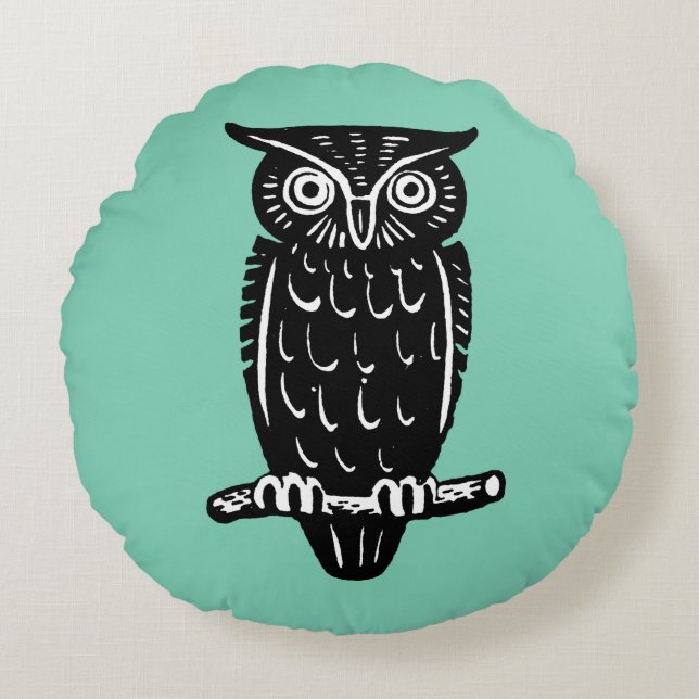 Cojín Redondo Símbolo: Sabiduría (Anverso)