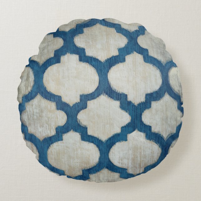 Cojín Redondo Simetría de espectro II (Anverso)