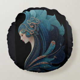 COJÍN REDONDO SIRENA NOIR #2
