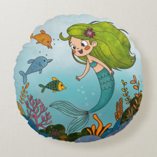 Cojín Redondo Sirena pequeña