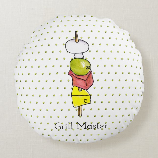 Cojín Redondo Skewer (Anverso)