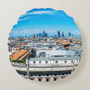 Cojín Redondo Skyline de Milán