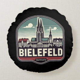 Cojín Redondo Skyline Retro Bielefeld