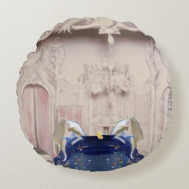 Cojín Redondo Sleeping Princess Round Pillow – Opalescent Dream