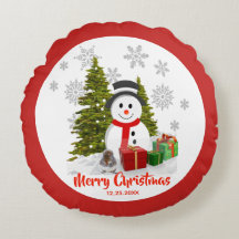 Snowflakes y Snowmen Feliz Navidad en casa