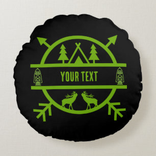 Cojín Redondo Sobrevivientes de la Naturaleza de Bushcraft