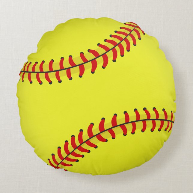 Cojín Redondo Softbol (Anverso)