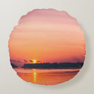 COJÍN REDONDO SOL SOBRE HORIZONTE