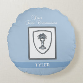 Cojín Redondo Son, primer cáliz plateado de la comunión