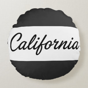 Cojín Redondo Soñando con California