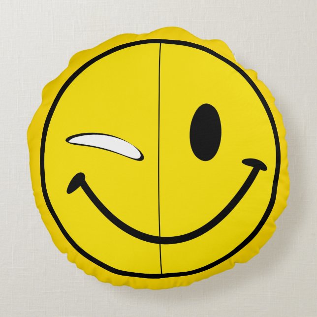 Cojín Redondo Sonrisa de 2way (Reverso)