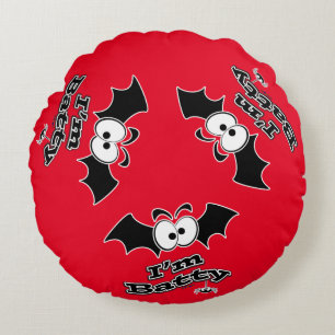 Cojín Redondo Soy Batty Crazy Eyes