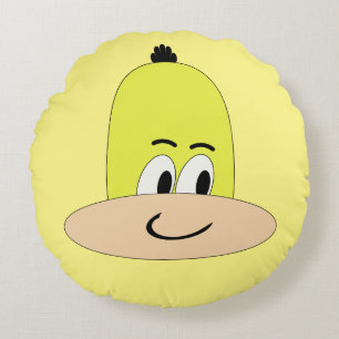 Cojín Redondo Soy Sveety, Unique Comic, Funny Face Personalizado
