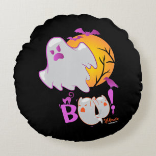 Cojín Redondo Spider Gift Boo Ghost Bats Spider Creepe Halloween