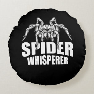 Cojín Redondo Spider Whisperer Halloween Tarantula Spider Gift