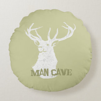 Cojín Redondo Stag de venado personalizado