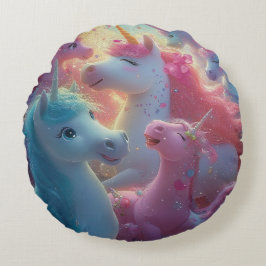Cojín Redondo Stardust Unicorn Gala