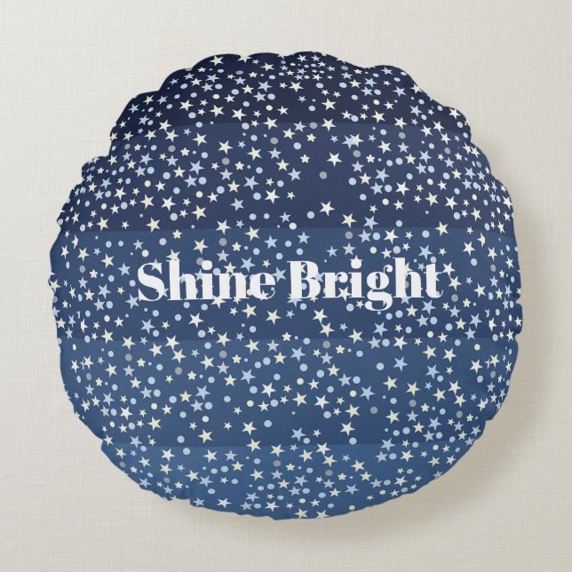 Cojín Redondo Stars in the Sky (Anverso)