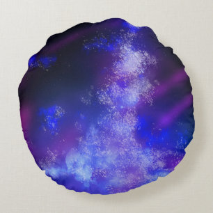 Cojín Redondo Stars Night Sky Midnight blue Milway